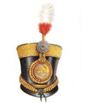 Officer's full dress shako 1816