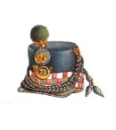 Company Officer's shako 1862-81